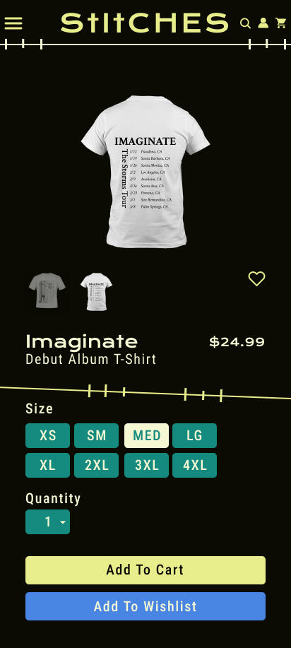 Imaginate Shirt - Back