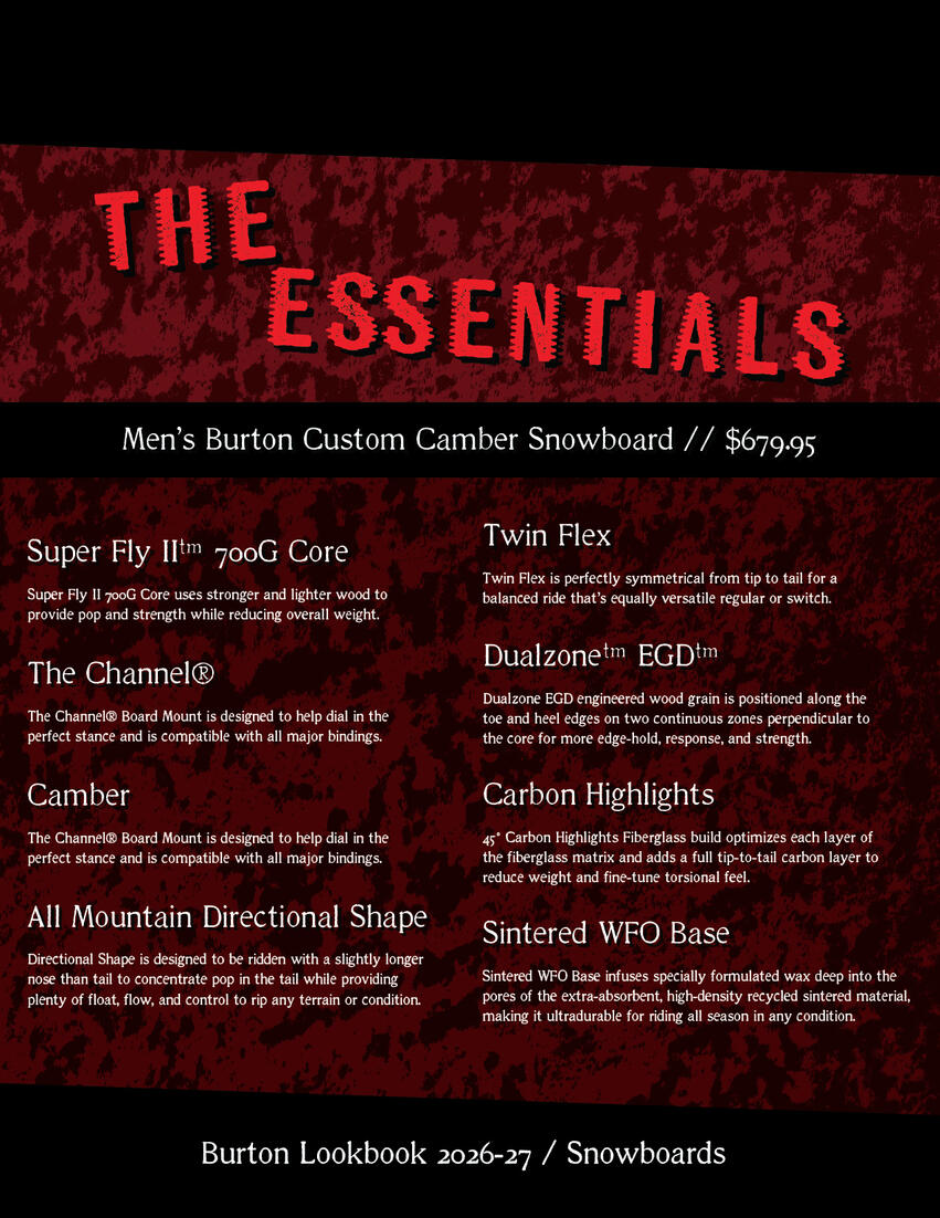Crimson Metal Snowboard, Right Page
